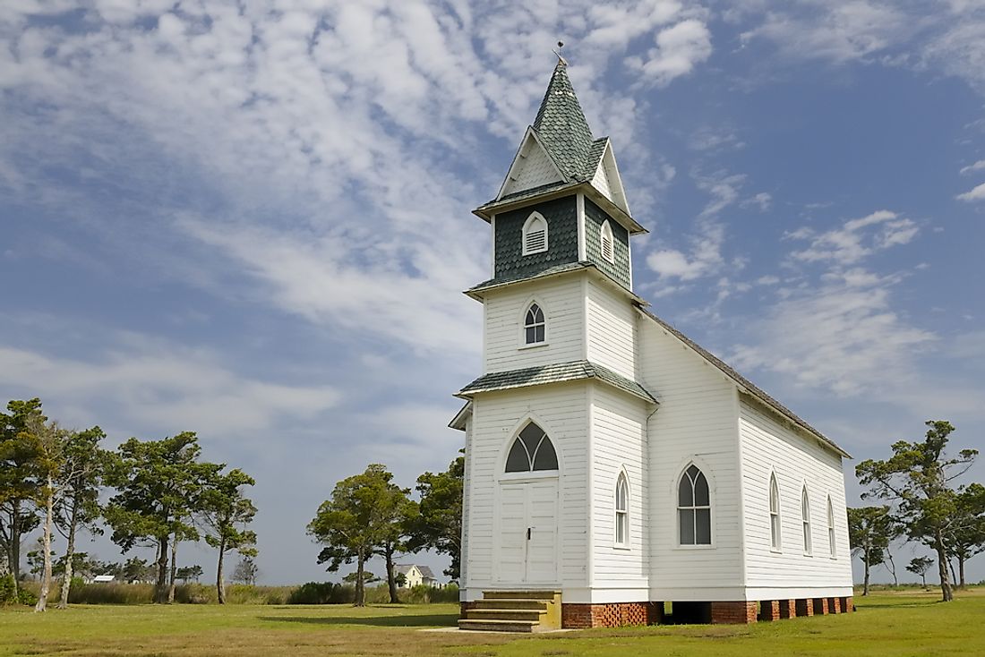 A historic church in North Carolina. 