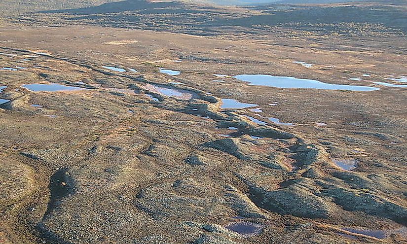 Esker at Fulufjället, western Sweden.