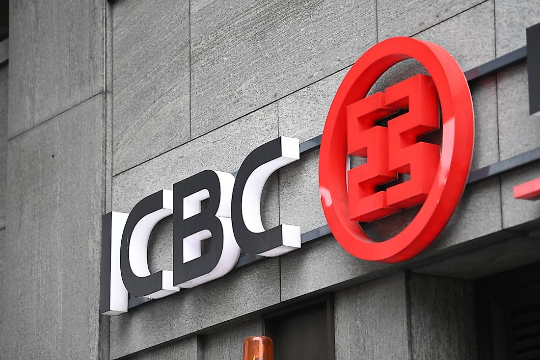 The Industrial and Commercial Bank of China is the largest bank in the world. Editorial credit: Cineberg / Shutterstock.com.