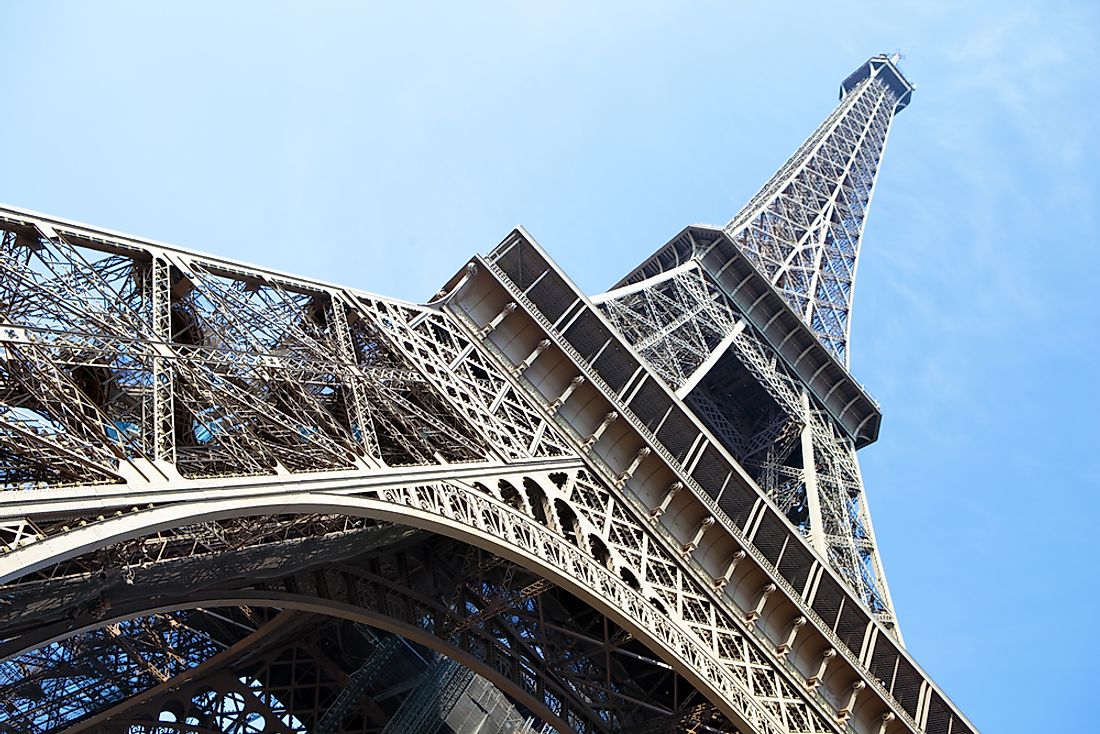 The Eiffel Tower, Paris. Editorial credit: David Franklin / Shutterstock.com. 