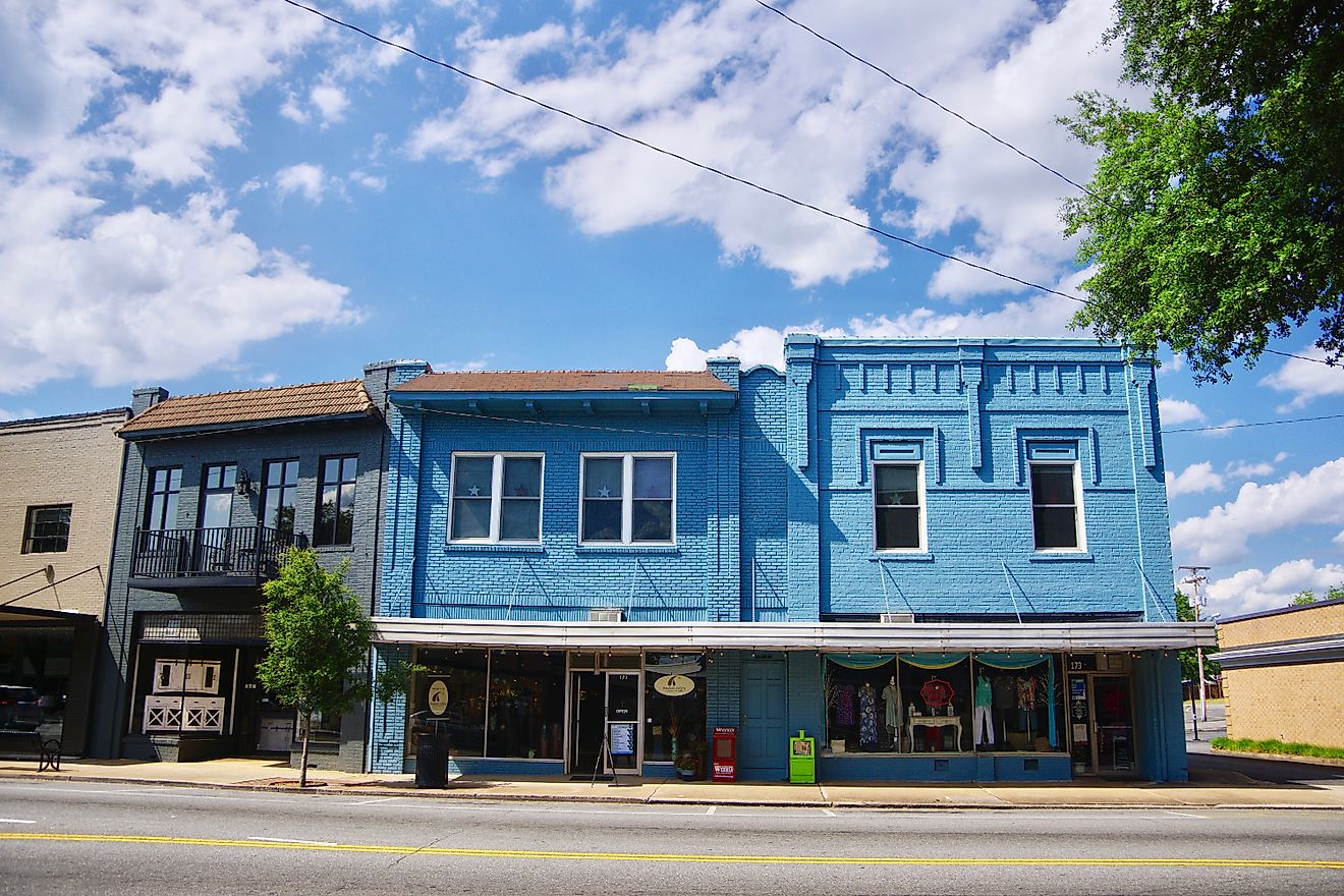 Businesses along Main Street (US 221A/US 74Bus) in Forest City, North Carolina, United States, By Brian Stansberry - Wikimedia Commons
