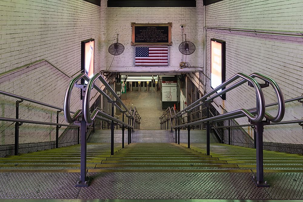 The Tremont Street subway. Editorial credit: Felix Lipov / Shutterstock.com. 