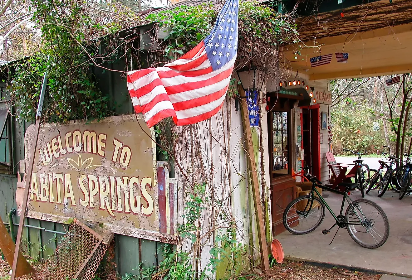 Abita Springs, St Tammany Parish, Louisiana, Abita Mystery House. Image credit: Malachi Jacobs via Shutterstock.