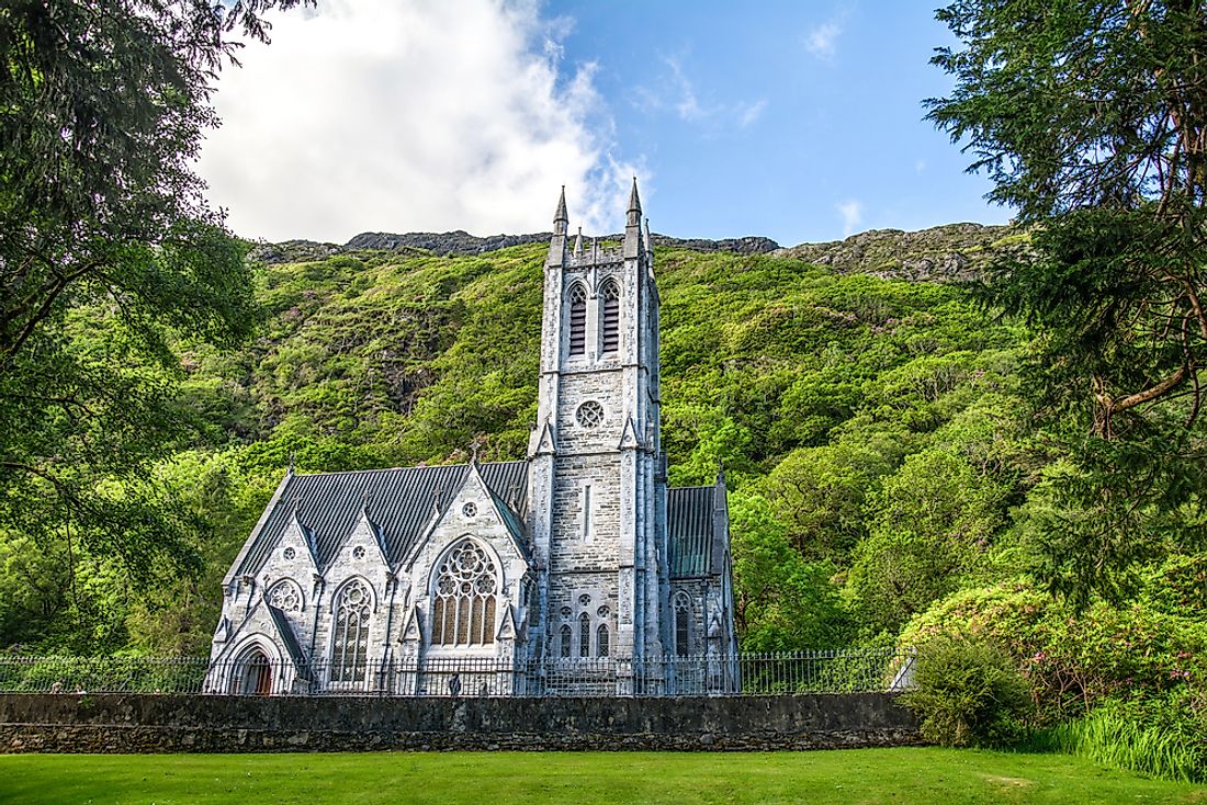 A Catholic church in Ireland. 