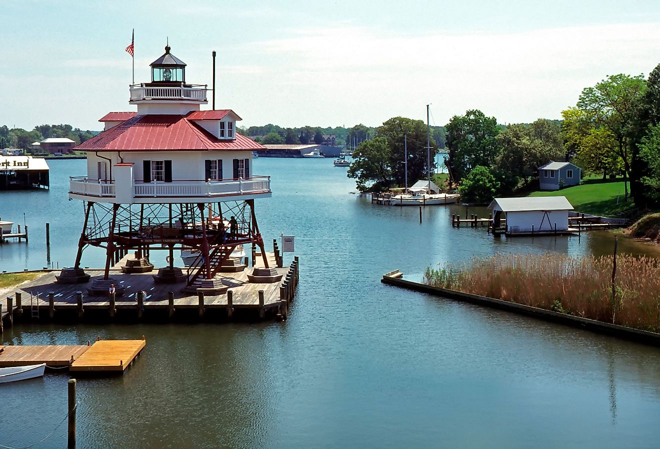 Calvert Marine Museum, Drum Point Lighthouse, Solomons Island, Maryland. Image credit Malachi Jacobs via Shutterstock