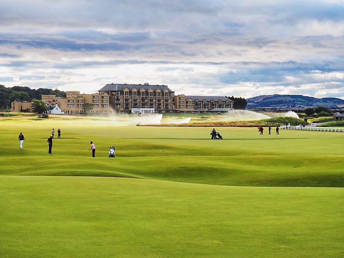 Scotland's St Andrews is one of the oldest golf courses in the world. 