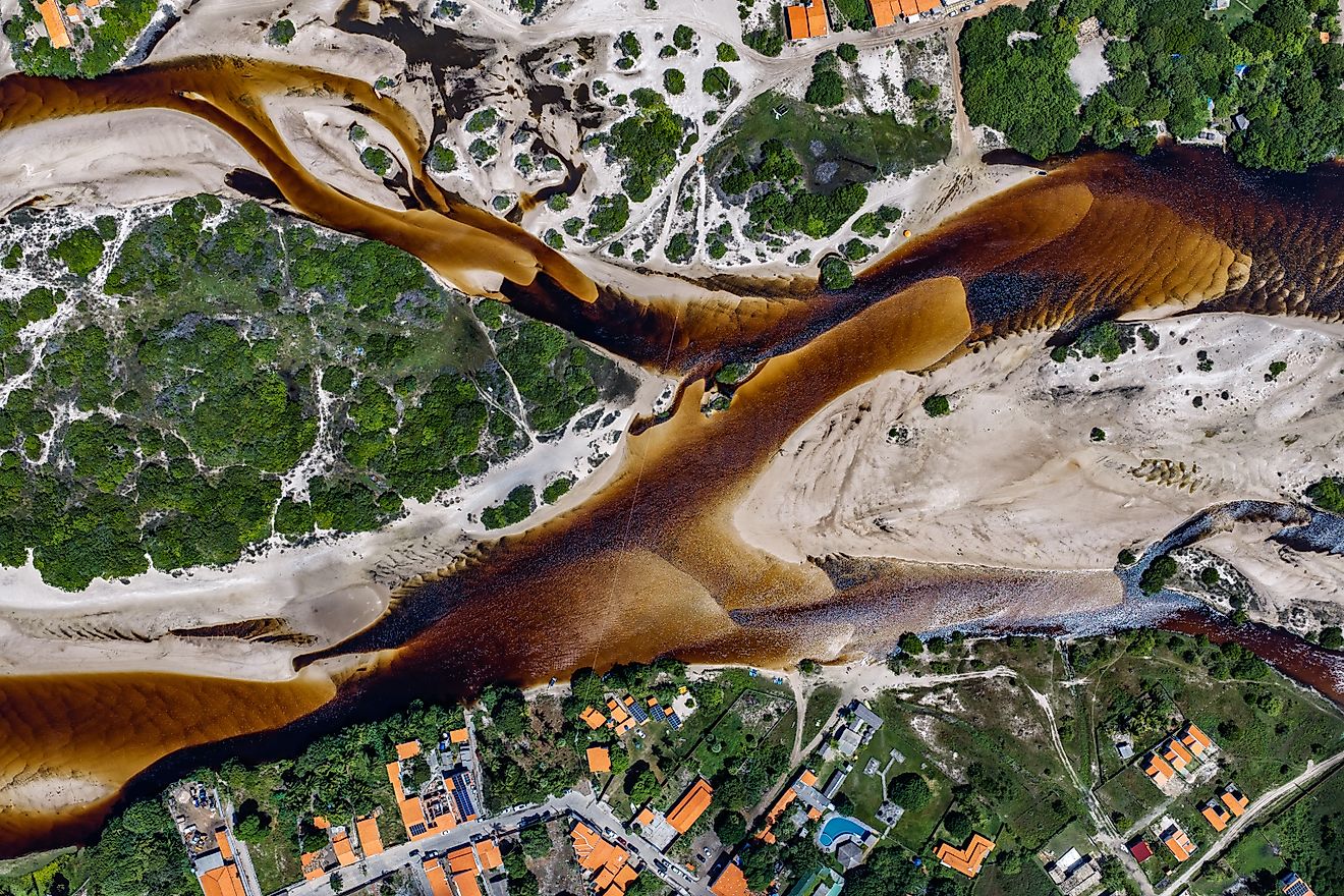 Rio Grande Channels Around Sandbars, Santo Amaro, Maranhão