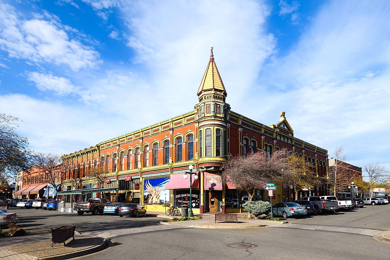 The vibrant downtown of Ellensburg, Washington. Editorial credit: Ian Dewar Photography / Shutterstock.com