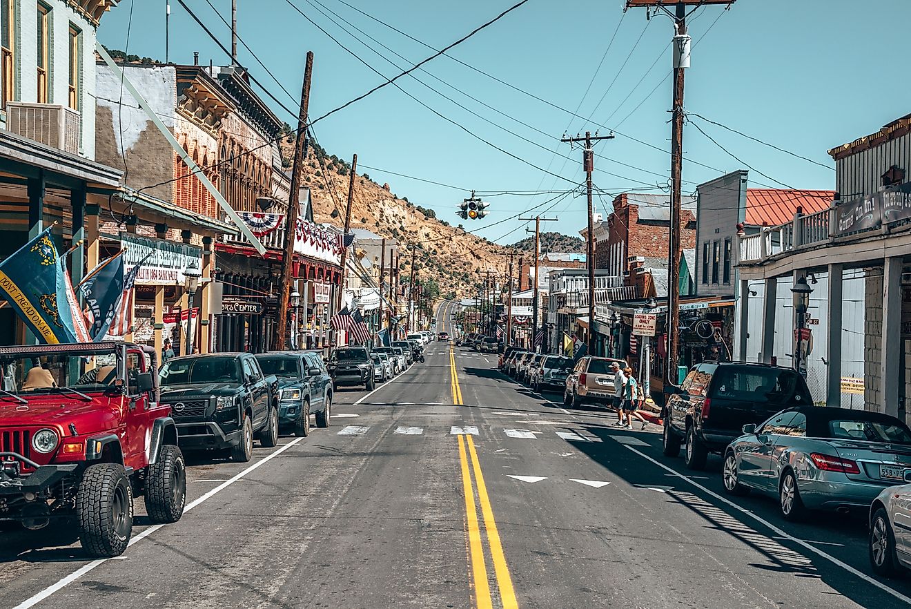 Downtown Virginia City, Nevada. Image credit Pandora Pictures via Shutterstock