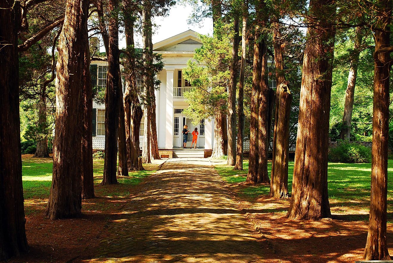 Rowan Oak, William Faulkner's home in Oxford, Mississippi.