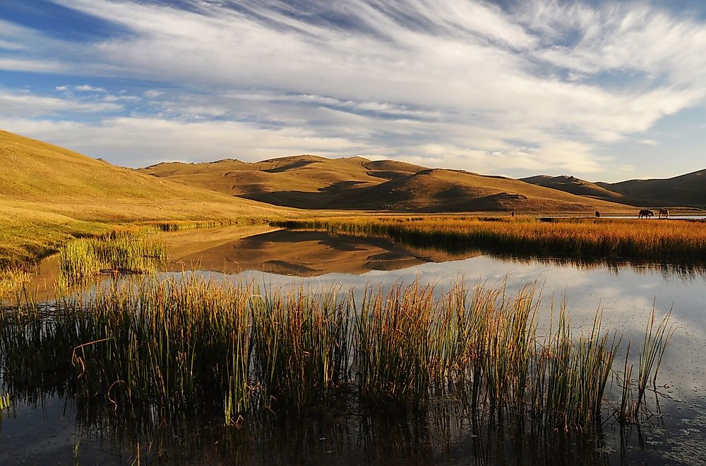 Song Kol lake. 