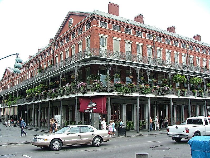 A Pontalba building.