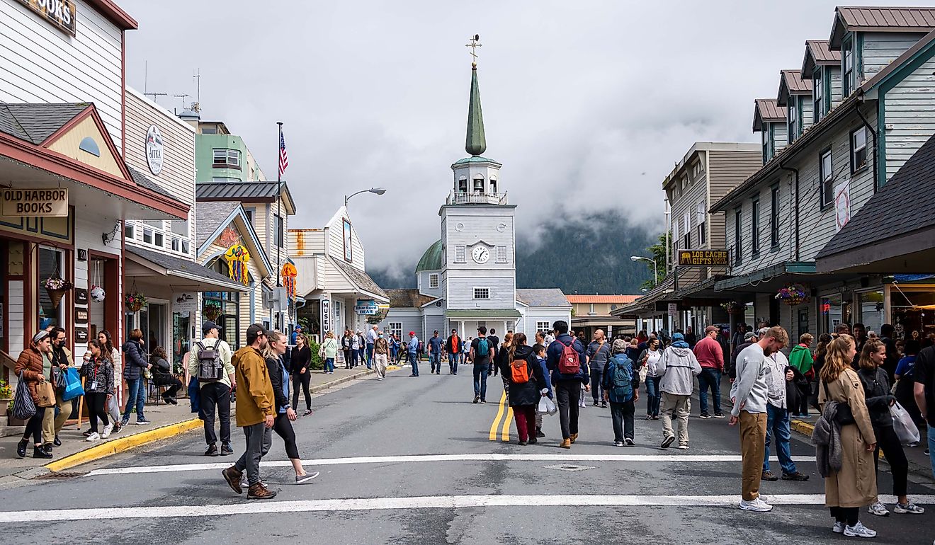 Sitka, Alaska. Editorial credit: Jeff Whyte / Shutterstock.com.
