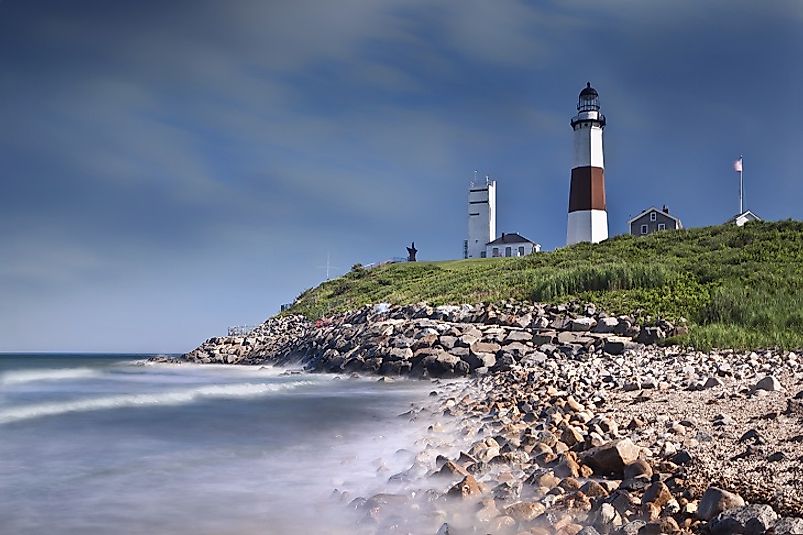 Montauk Point Light (a.k.a. "The End") on the far eastern shores of Long Island.
