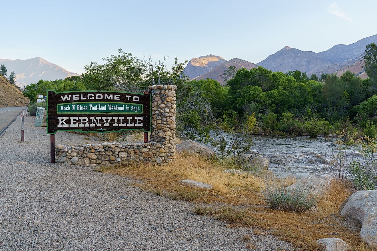  Kern River flowing by Kernville, California.