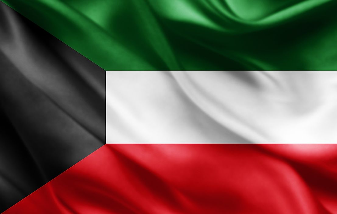 The flag of Kuwait. 