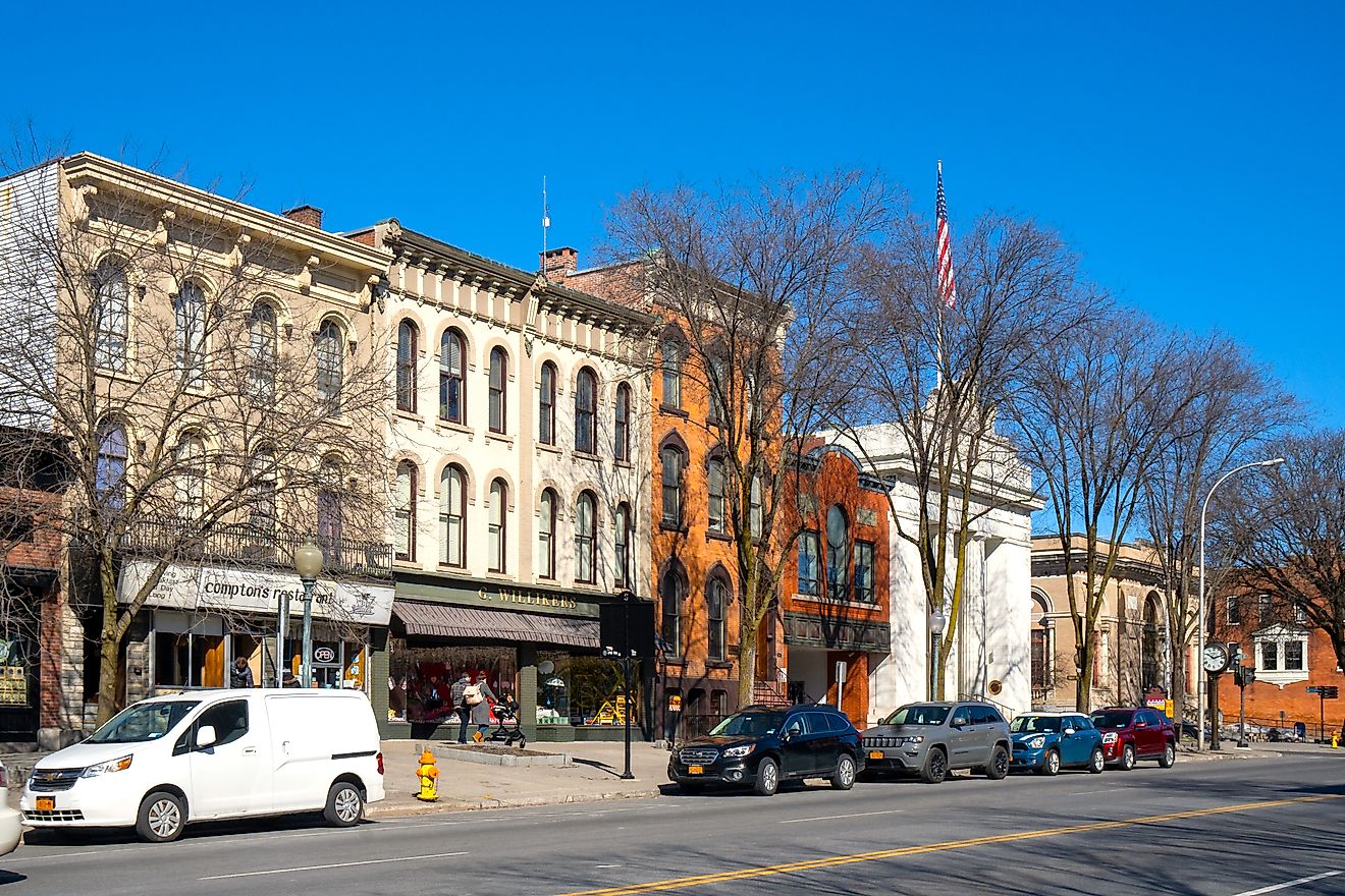 Downtown Saratoga Springs, New York. Brian Logan Photography / Shutterstock.com,