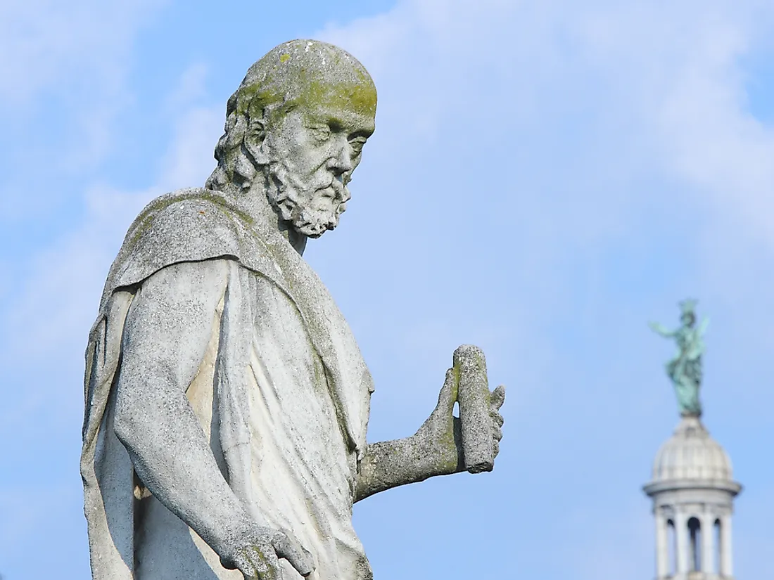 A statue dedicated to Galileo in Padua, Italy.