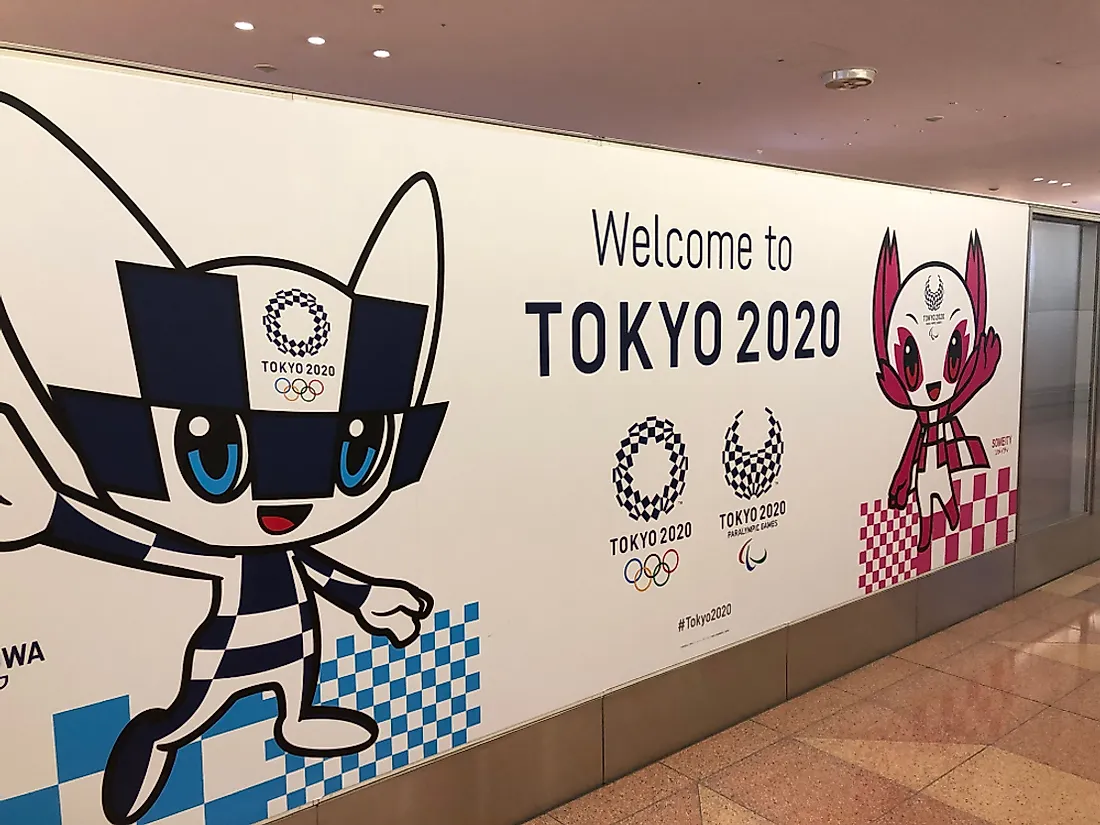 The unveiling of the Tokyo 2020 Olympic mascots. Editorial credit: NYCStock / Shutterstock.com.