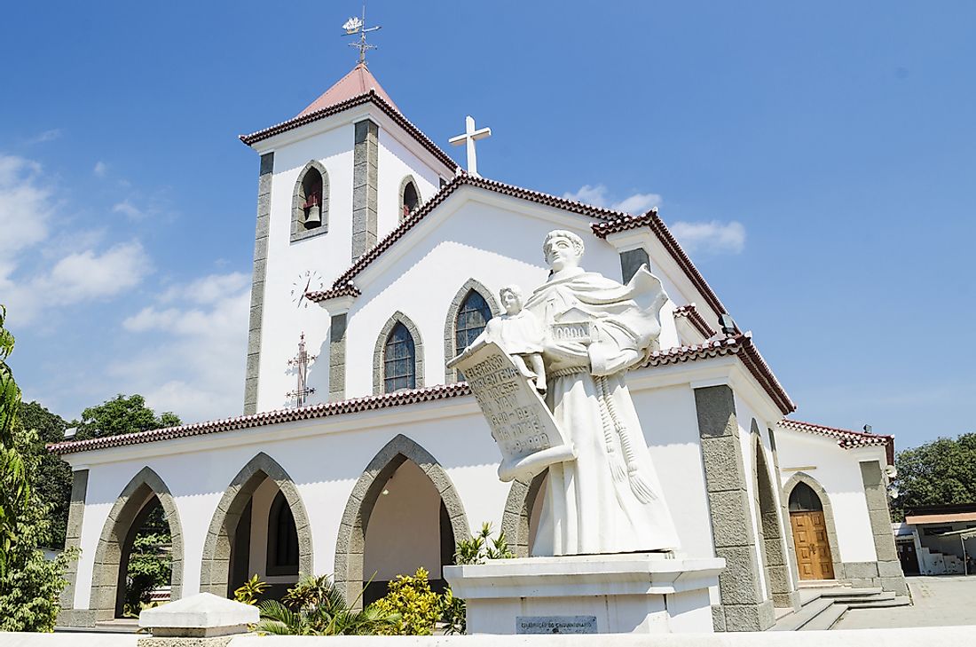 A Christian church in East Timor.