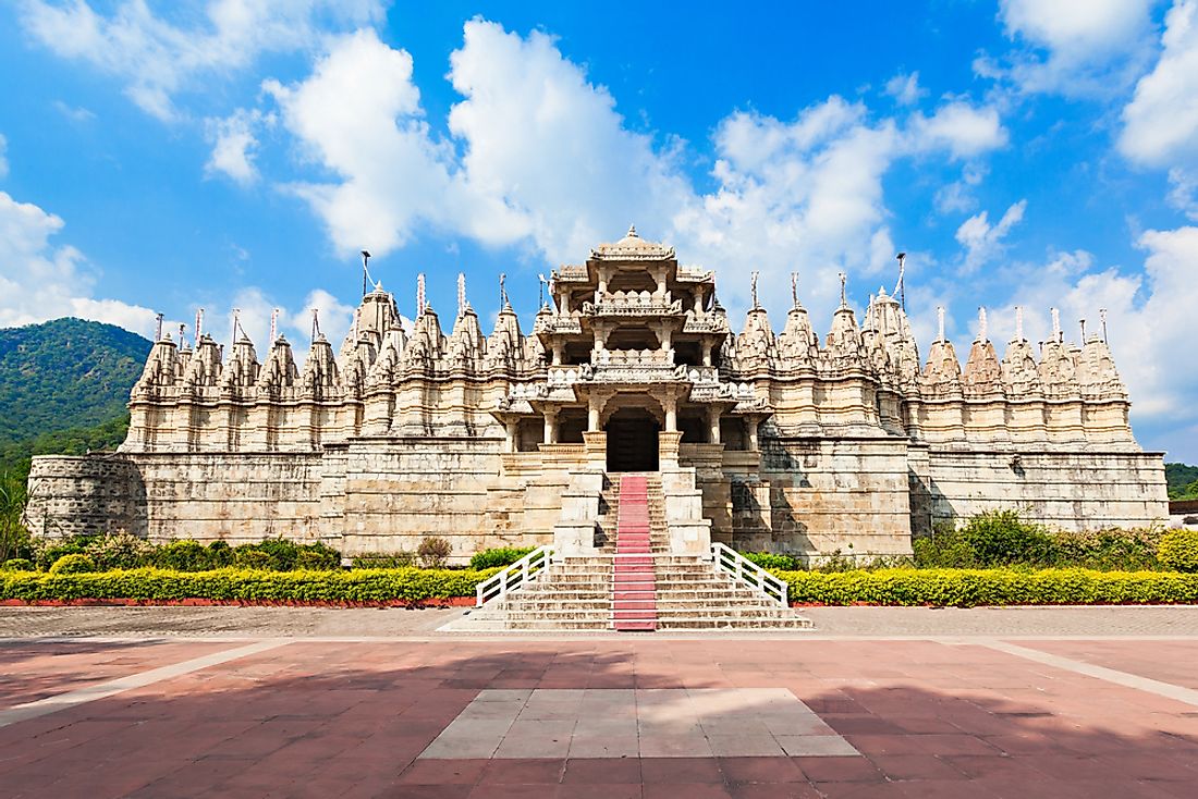 A Jain temple in Rajasthan, India. 