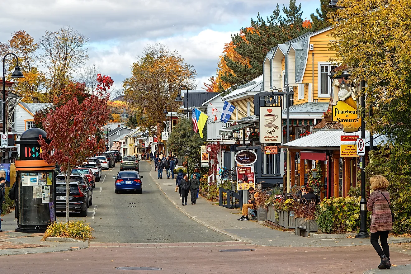 Downtown Baie Saint Paul, Quebec, Canada. Image credit: Pierre Jean Durieu / Shutterstock.com.