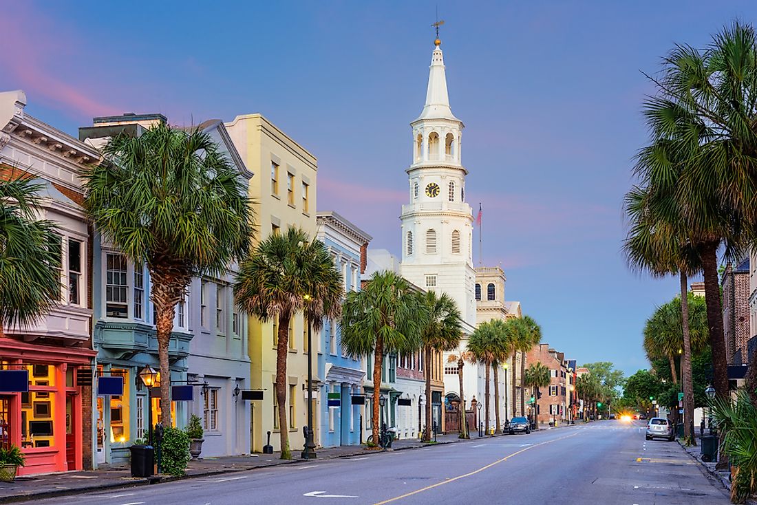 The French Quarter of Charleston, South Carolina. 
