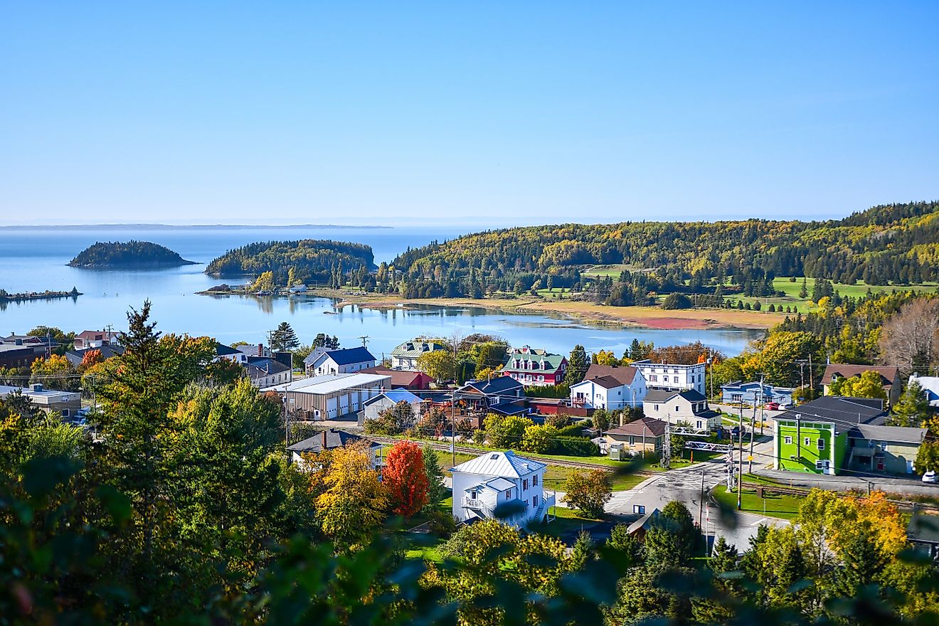 An aerial view of Rimouski. Shutterstock.com