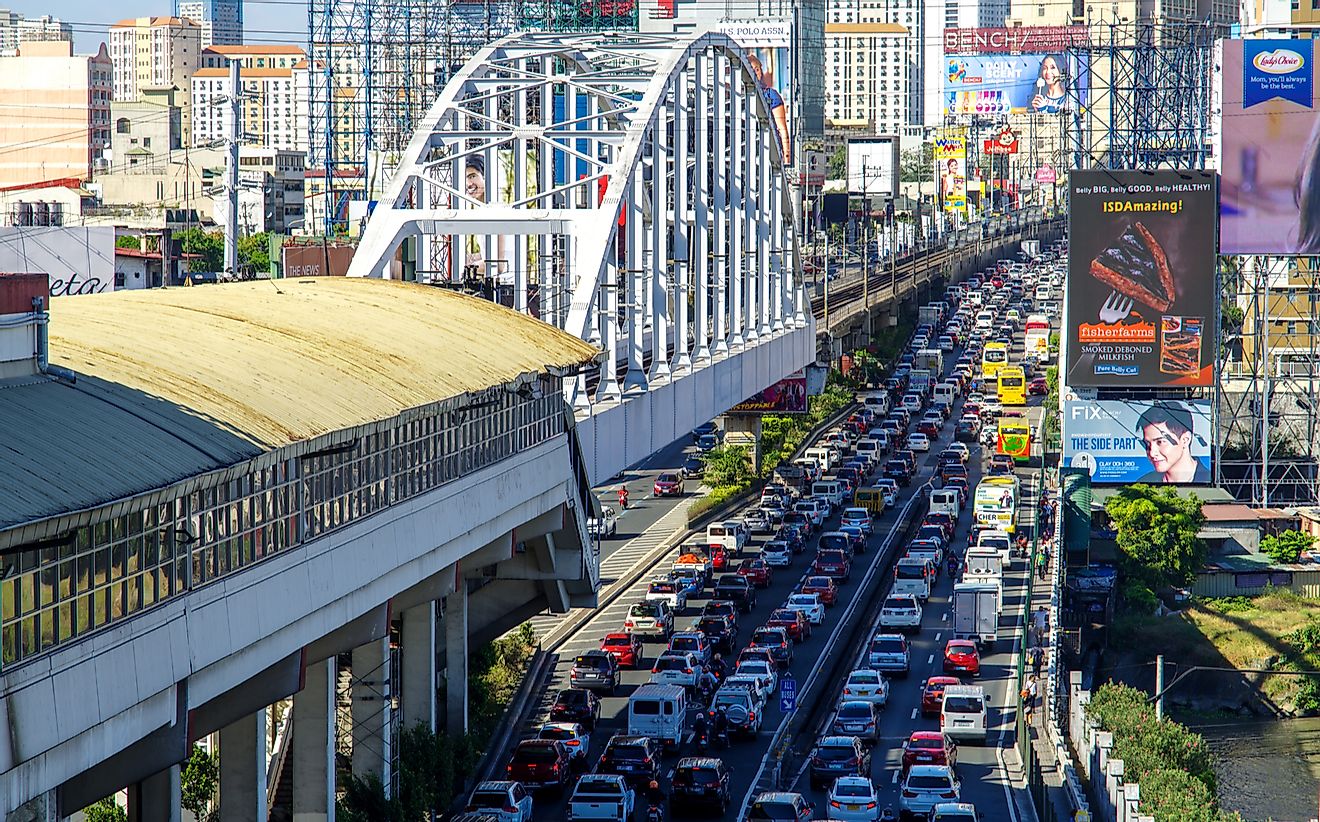 Manila is the most congested city in Asia. Kim David / Shutterstock.com. 