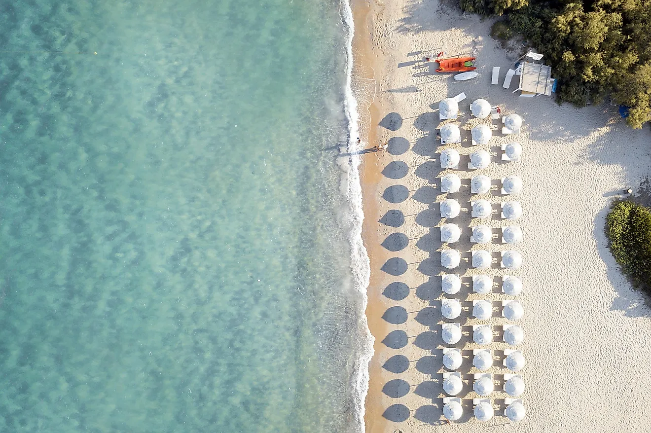 The Mediterranean Sea in Sardinia, Italy.