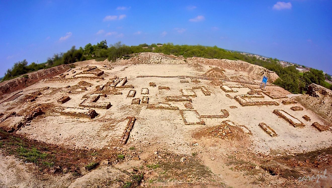 The Ancient Site Of Harappa Of The Indus Valley Civilization
