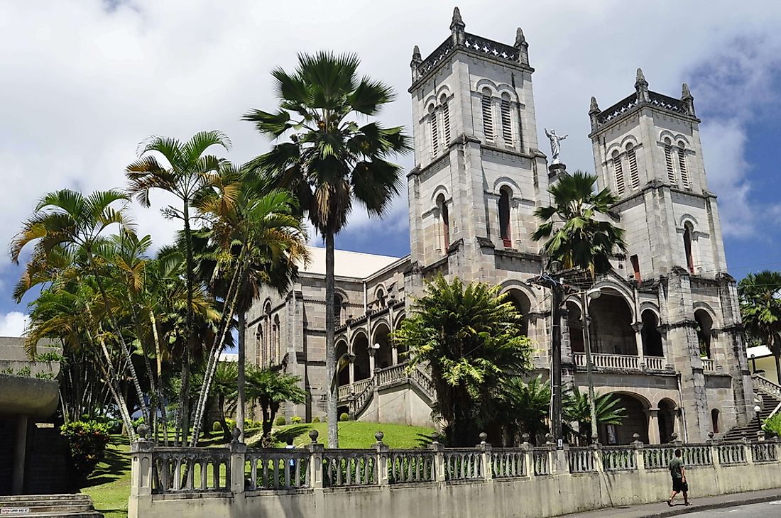 A cathedral in Suva, the capital of Fiji.