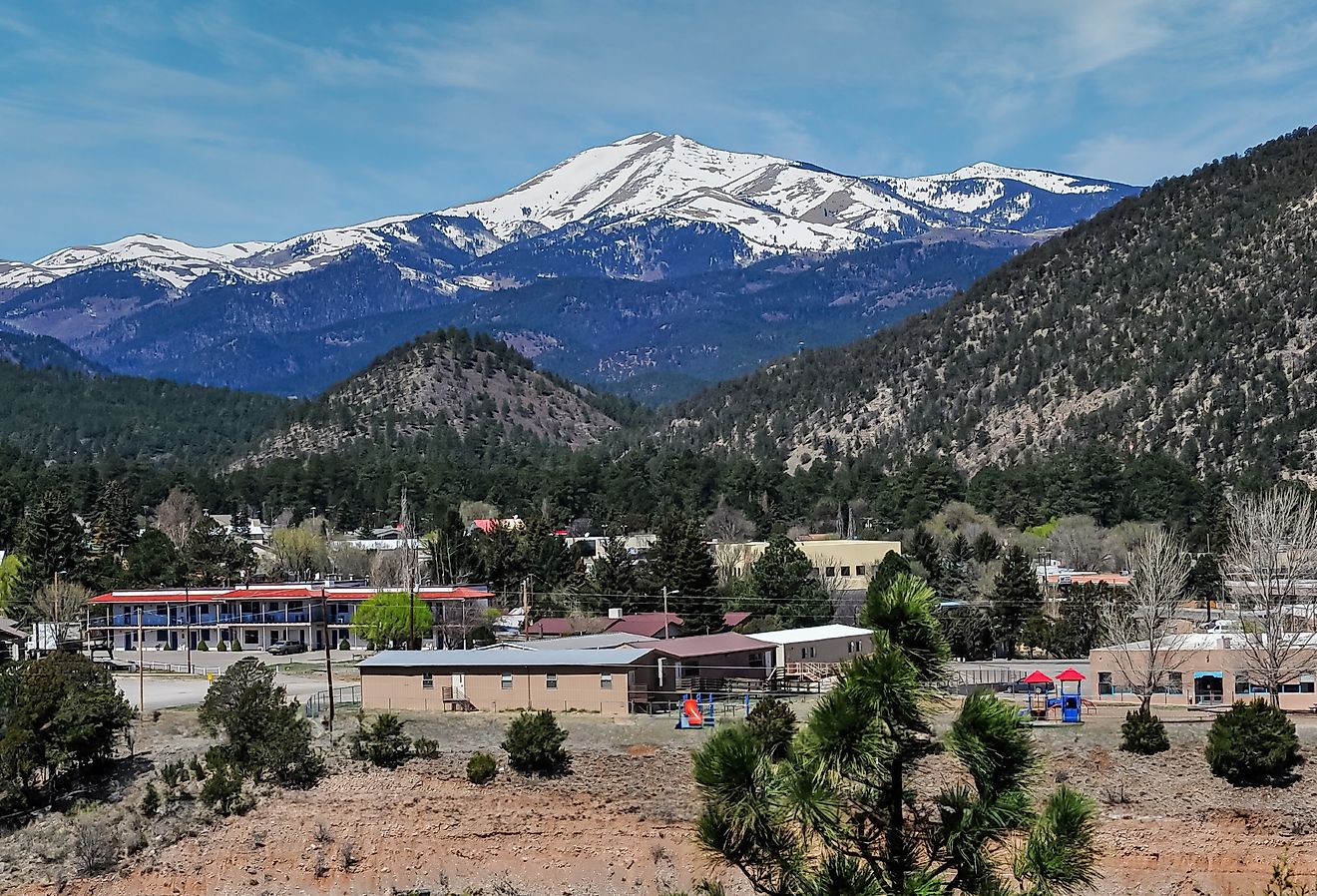The landscape surrounding Ruidoso, New Mexico.