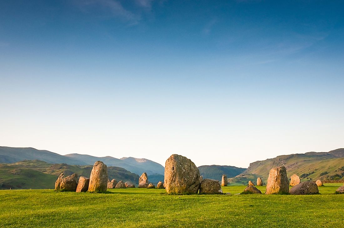 Castlerigg Stone Circle in Cumbria. 