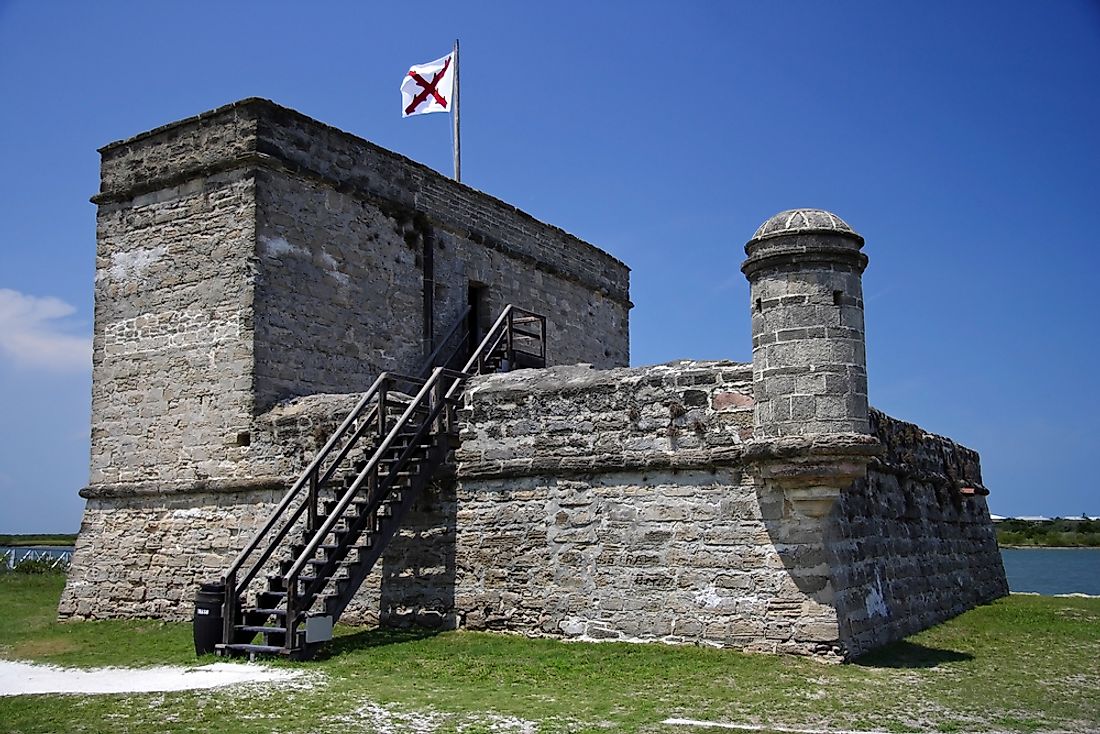 Fort Matanzas was built between 1740 and 1742. 