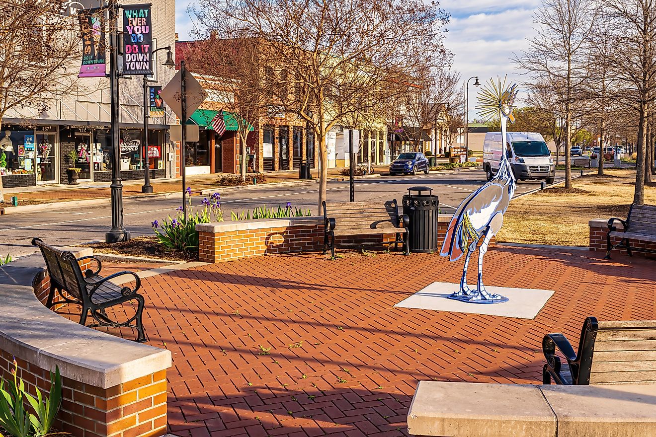 The City Square in Goldsboro, North Carolina. Image credit: Wileydoc / Shutterstock.com.