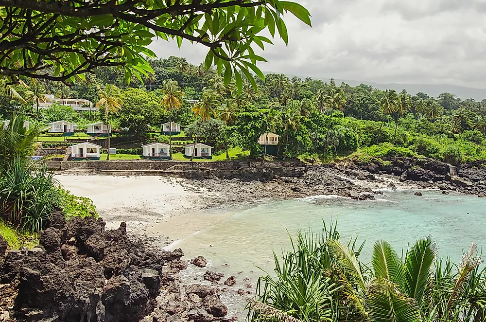 Housees in Moroni, Comoros. 