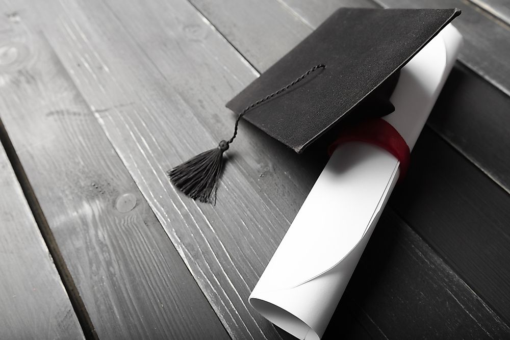 The likelihood of somebody holding a bachelor's degree can vary across the country.