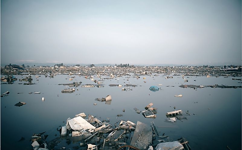 Tsunami : 04/30/2011 Fukushima Japan, Editorial credit: Smallcreative / Shutterstock.com