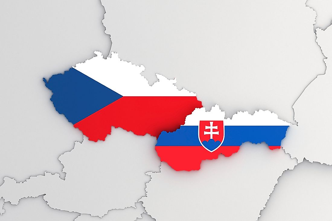 The Velvet Divorce led to the separation of Slovakia and the Czech Republic. 