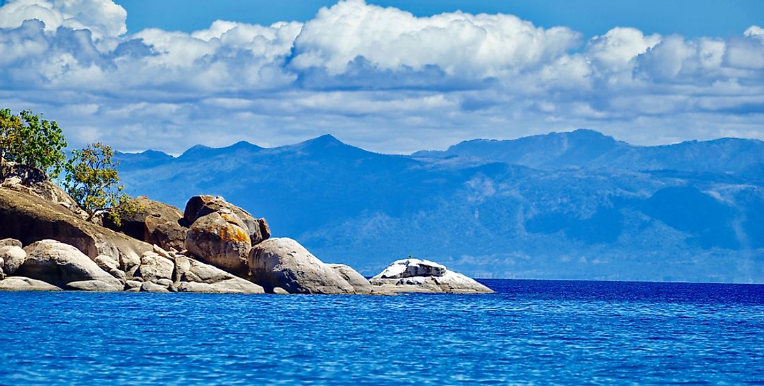 Lake Malawi in Malawi. 