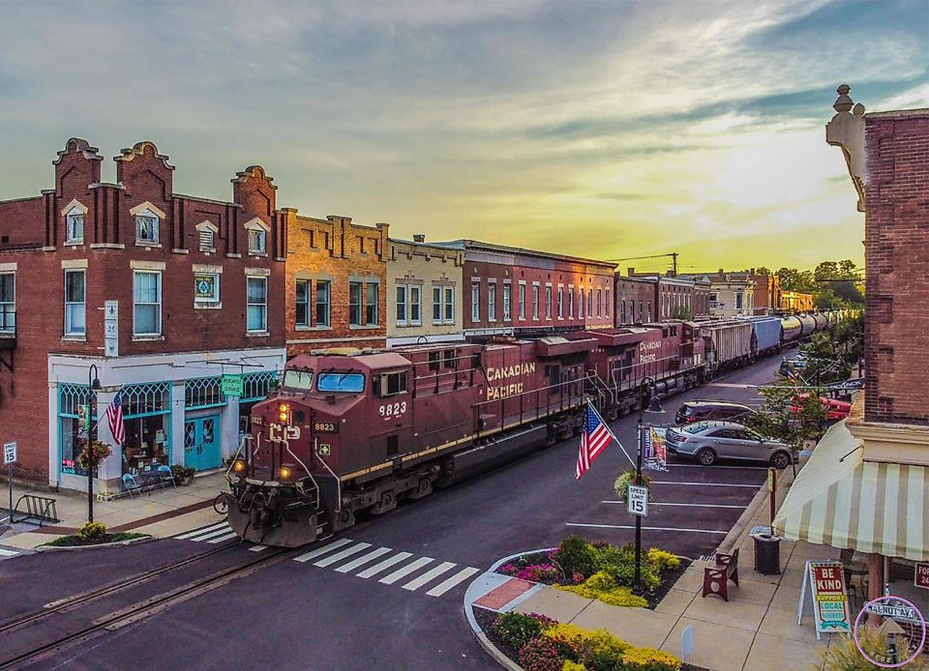 Downtown La Grange in Kentucky