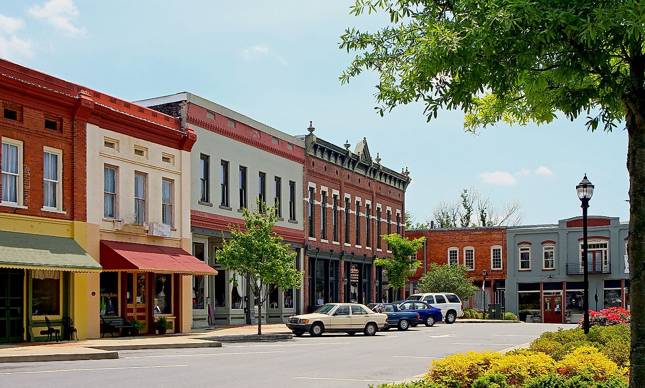 Downtown Adairsville, Georgia.