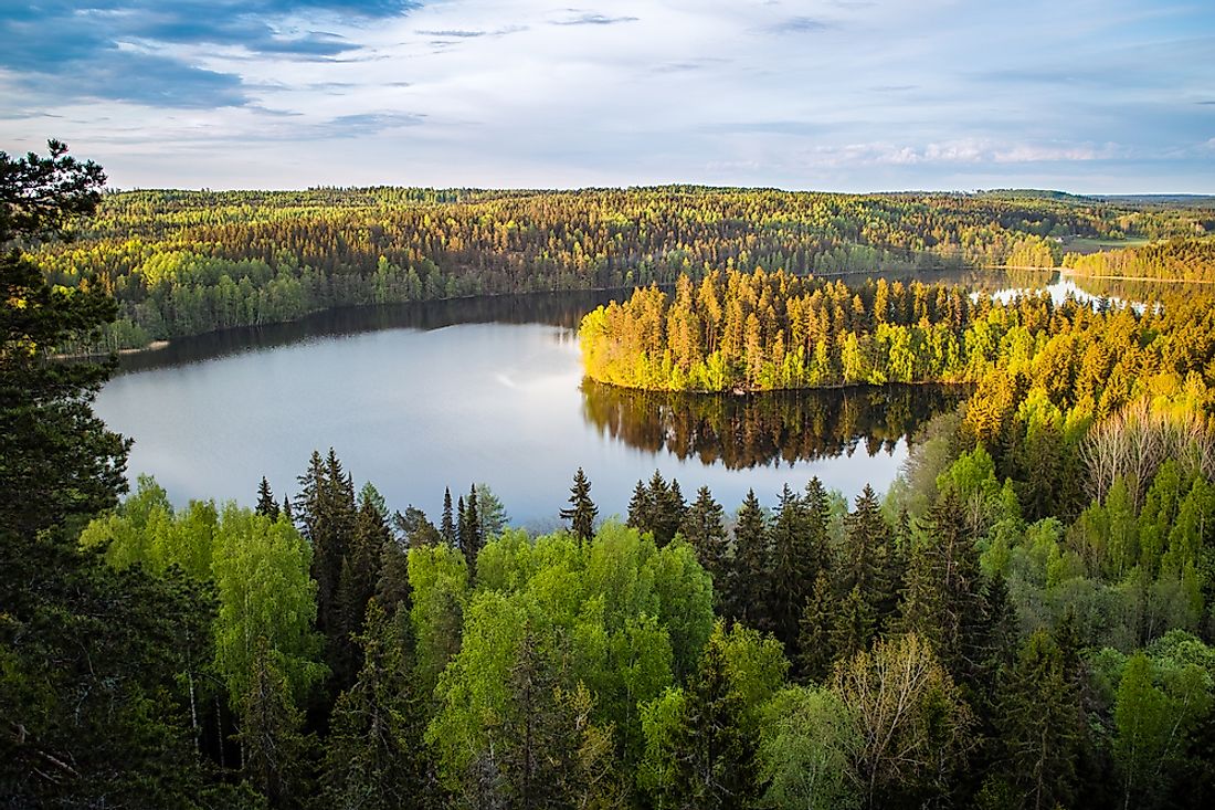 Finland is home to more lakes than most other countries in the world. 