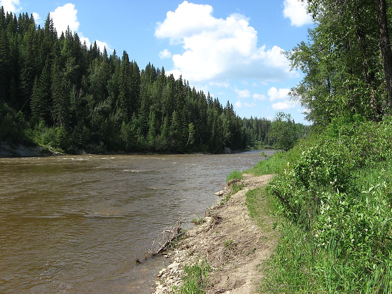 Pembina River, North Dakota. 