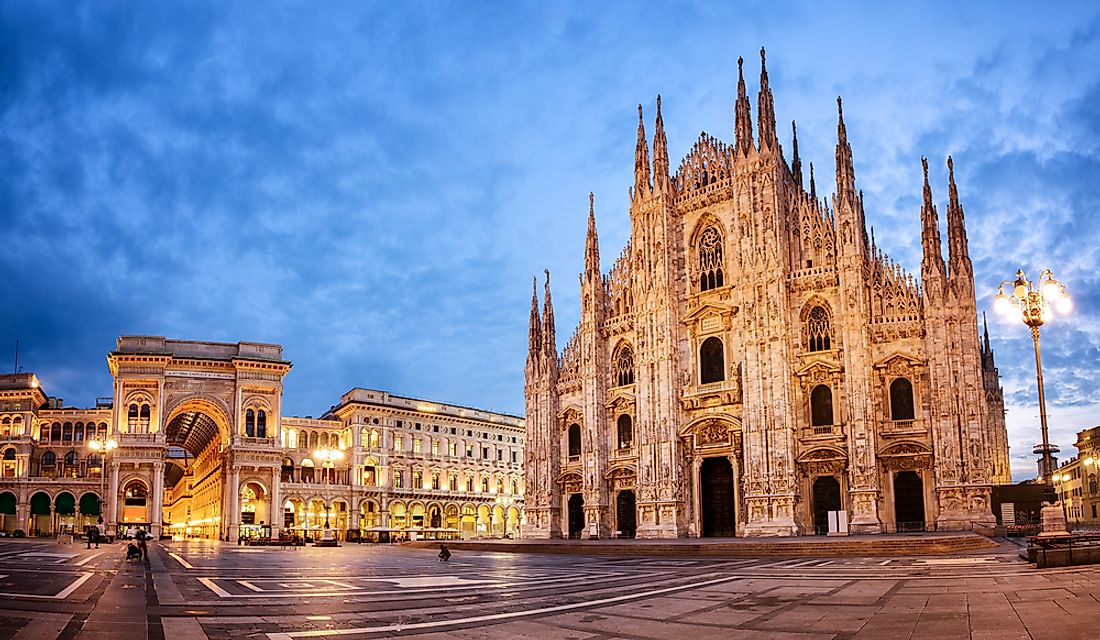 The Milan Cathedral. 