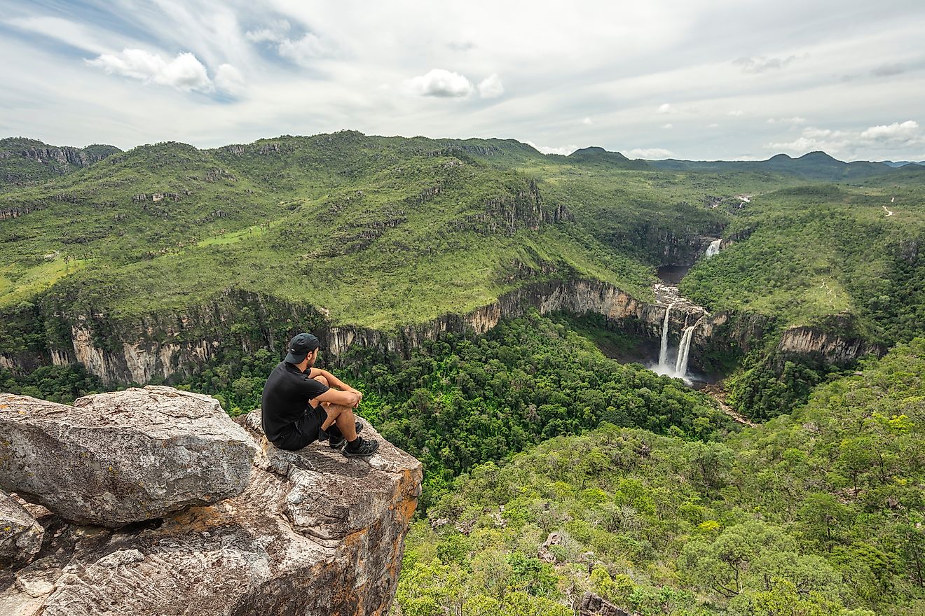 Cerrado landscape in Chapada dos Veadeiros, Goias, central Brazil.