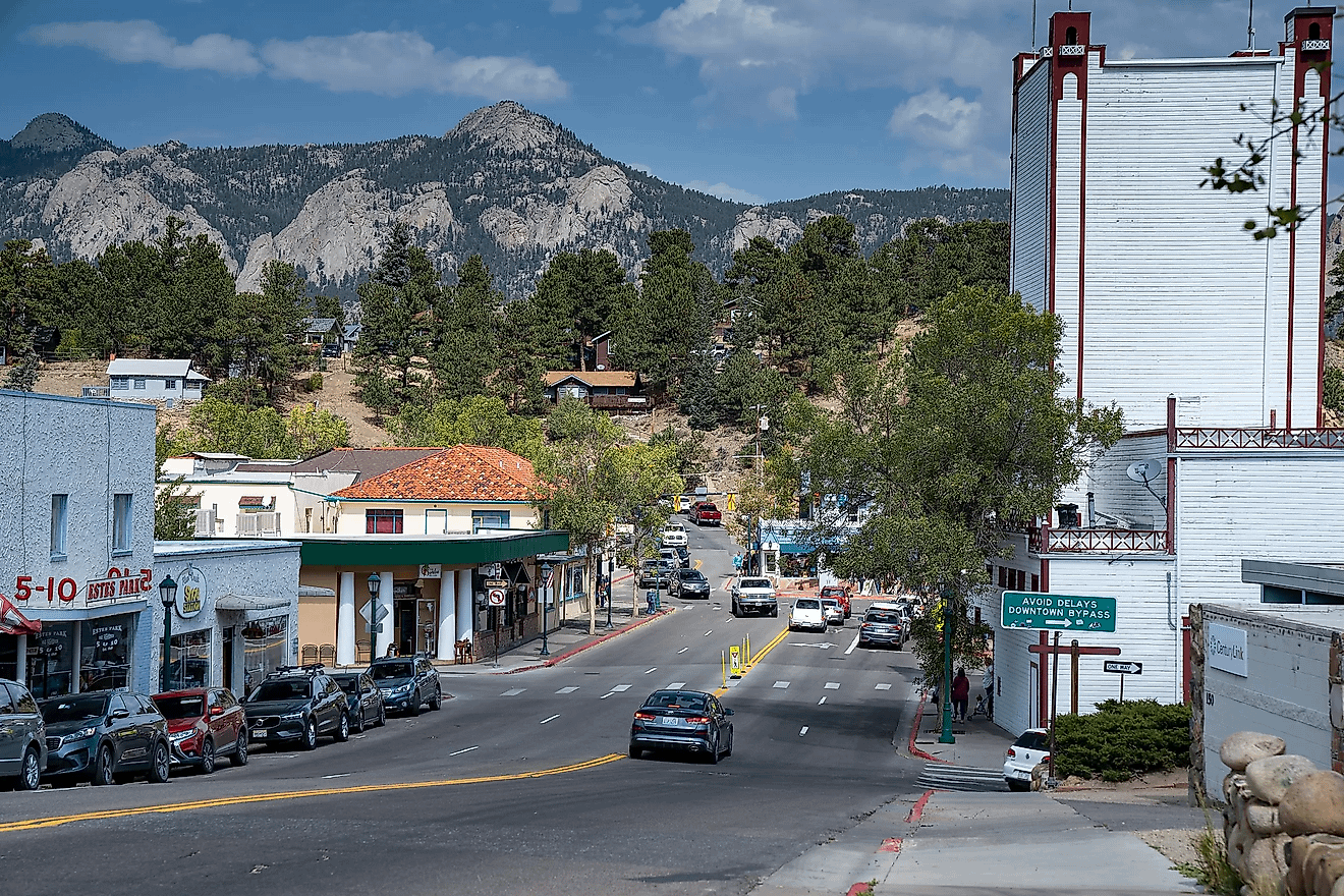 The Animas River winds through the town of Durango in southwestern Colorado, via melissamn / Shutterstock.com