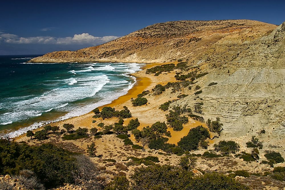 Gavdos, the southernmost point in Greece. 