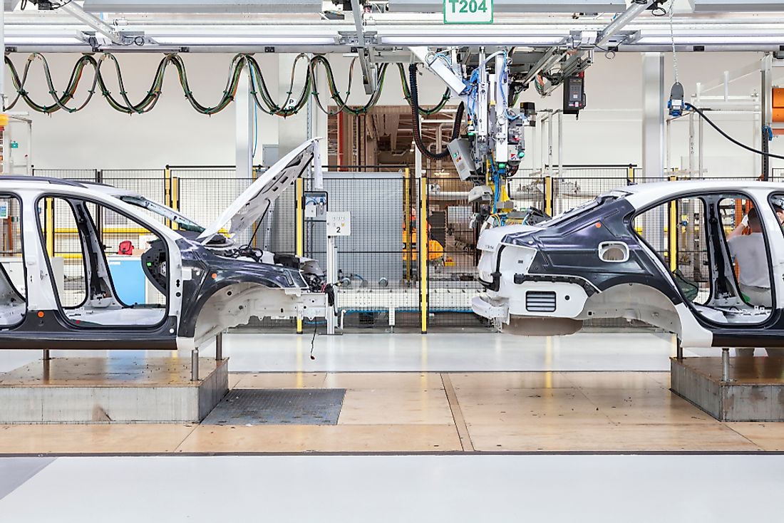 A Volkswagen plant in Czechia. Editorial credit: Herrndorff / Shutterstock.com. 
